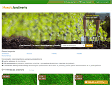 Tablet Screenshot of mundojardineria.com